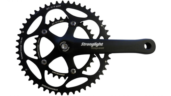 Stronglight Kurbelgarnitur 2F IMPACT 170 mm schwarz 34/50