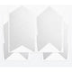 Luxshield Reflektor-Sticker Arrow 70 mm Silber - mehr Sichtbarkeit im Stradenverkehr