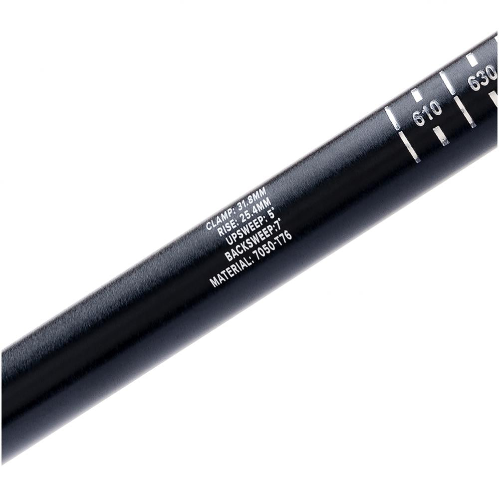 Protaper Lenker Aluminium A25Y 31,8 x 680 mm Schwarz - ergonomischer Jugend-MTB-Lenker