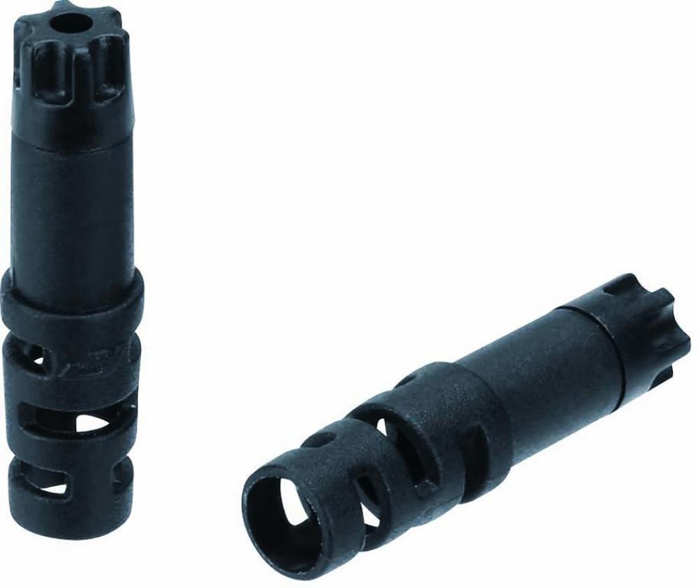 Jagwire Endkappe Anti-Knick 5 mm Brake Plastic Schwarz Verpackungseinheit 30 Stück