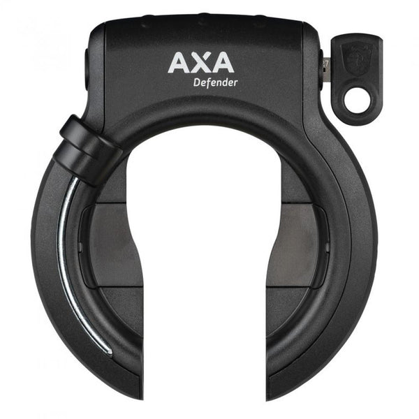 Rahmenschloss AXA Defener Retractable schwarz/silber, für Rahmenmontage