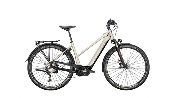 VICTORIA Elektro-Trekkingrad "eTouring 12.8" Mod. 22, Trapez, 28", good grey, 1x10-Gang SHIMANO "Deore", 48cm
