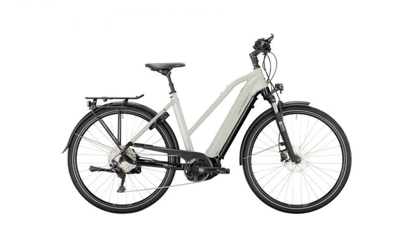 VICTORIA Elektro-Trekkingrad "eTrekking 12.9" Mod. 22, Trapez, 28", good grey, 1x10-Gang SHIMANO "Deore", 53cm