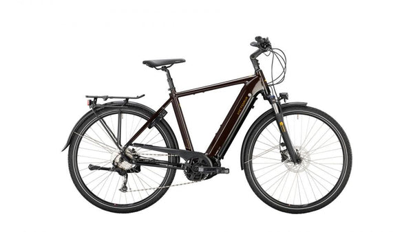 VICTORIA Elektro-Trekkingrad "eTrekking 12.8" Mod. 22, Diamant, 28", crispy brown, 1x9-Gang SHIMANO "Alivio", 50cm