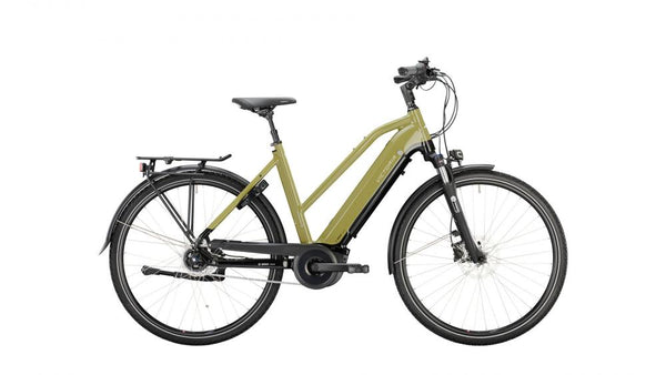VICTORIA Elektro-Trekkingrad "eTrekking 11.5" Mod. 22, Trapez, 28", green grey, 5-Gang SHIMANO "Nexus" LL, 48cm