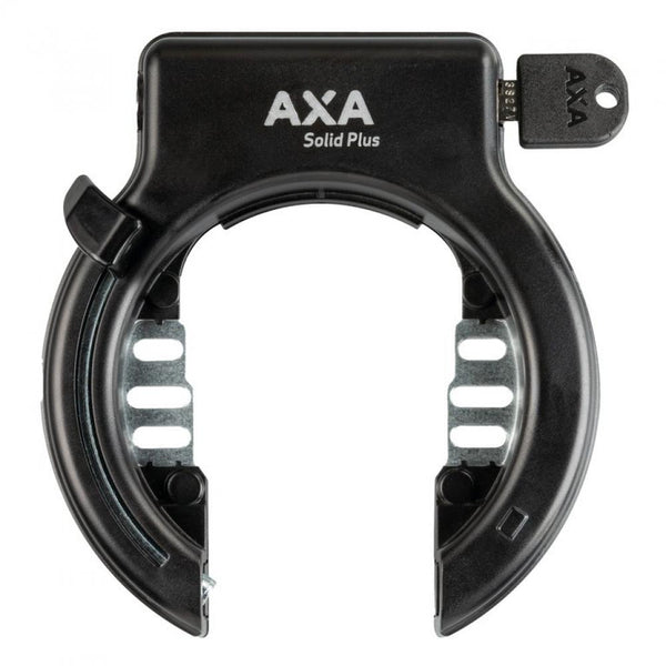 Rahmenschloss AXA Solid Plus Retractable schwarz, für Rahmenmontage