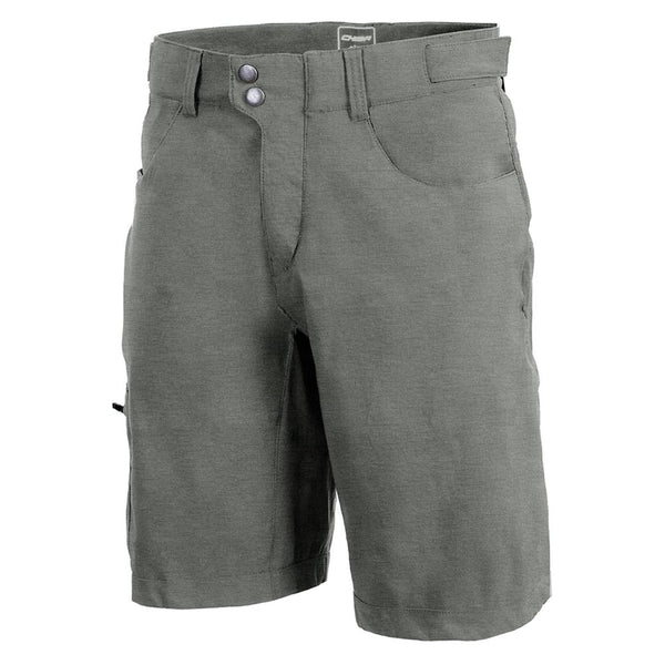 CHIBA Baggy Pants mit Innenhose Men - rutschfeste Innenhose, Sitzpolster, atmungsaktiv, anthrazit/schwarz, Gr. S