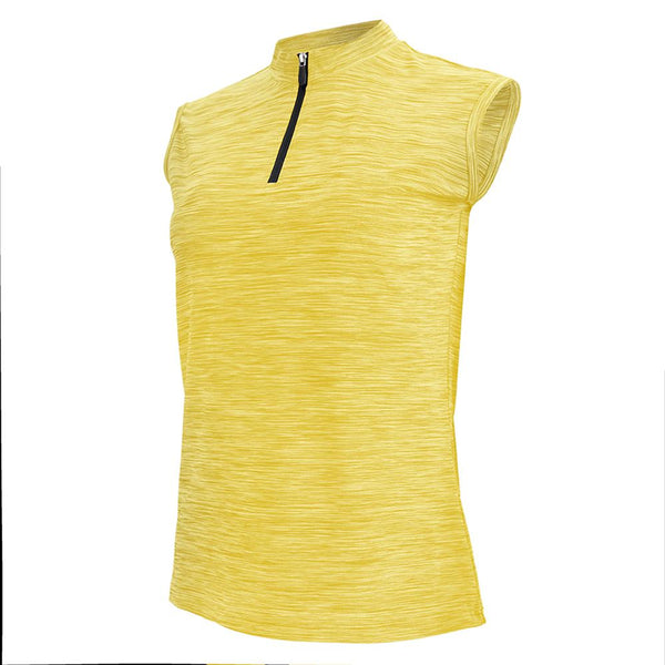CHIBA Lady Melange Shirt Sleeveless - ärmelloses Radsport-Shirt apfelgrün, XL