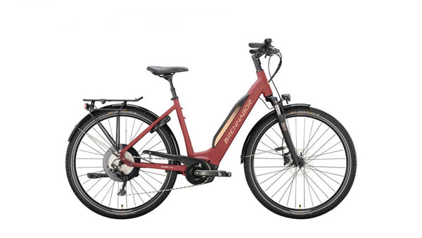 BRENNABOR T-48e Deep, 28", earth red matt / warm orange matt, 1x10-Gang Shimano "Deore Linkglide", 55cm