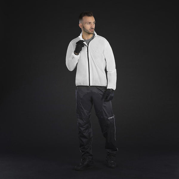 CHIBA Race Performance Jacke - wasserdicht, winddicht, atmungsaktiv, weiß, XXL