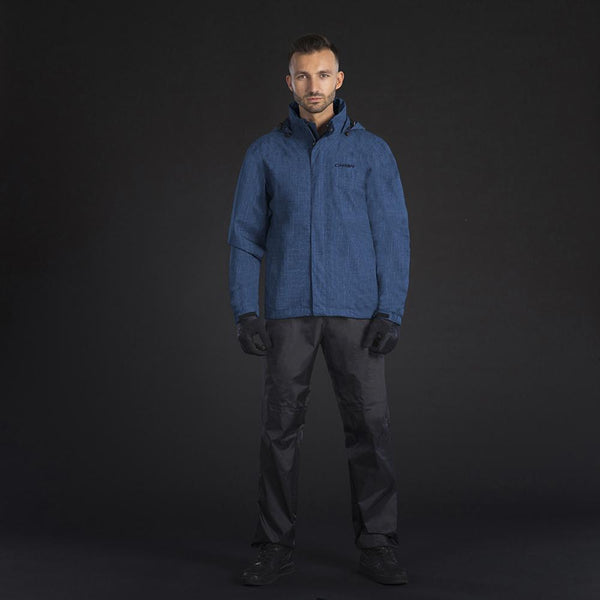 CHIBA Allweather Jacke - wasserdicht, winddicht, atmungsaktiv, Reflektoren, Größe S, marine