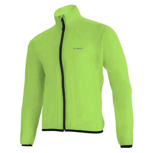CHIBA Race Performance Jacke - neongrün, XL, wasserdicht & atmungsaktiv