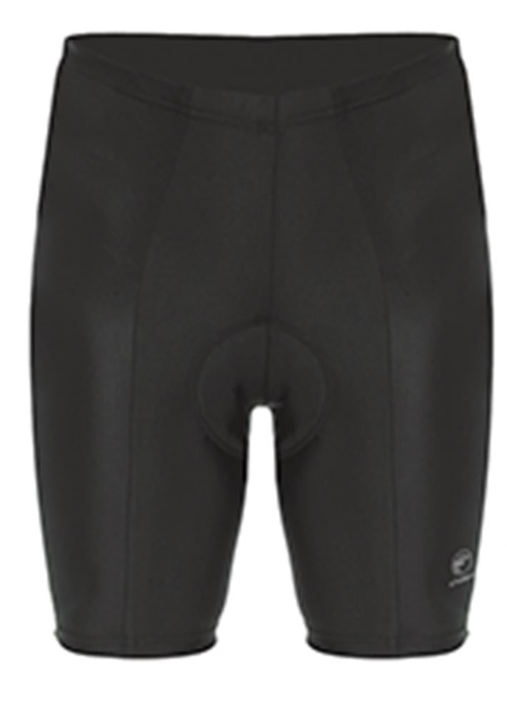 CHIBA Hose kurz Kids - Radhose kurz, atmungsaktiv, Sitzpolster, schwarz, Größe S