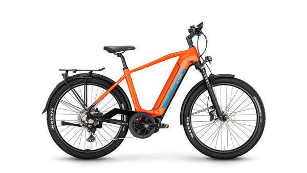 VICTORIA Elektro-SUV "AVYON 6" (#1), Diamant, 27,5", squirrel orange, 1x10-Gang SHIMANO "Deore", 58cm