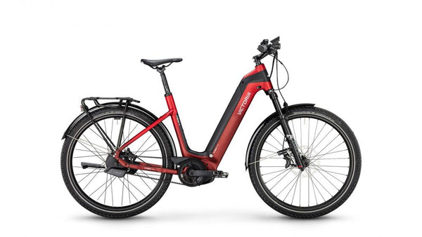 VICTORIA Elektro-SUV "FYBRON 5" (#1), Wave, 27,5", inferno red, enviolo "Automatiq", 46cm