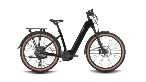 CONWAY Cairon C 2.0 625, Wave, 27", black matt / silver matt, 9-Gang SHIMANO Cues, 38cm