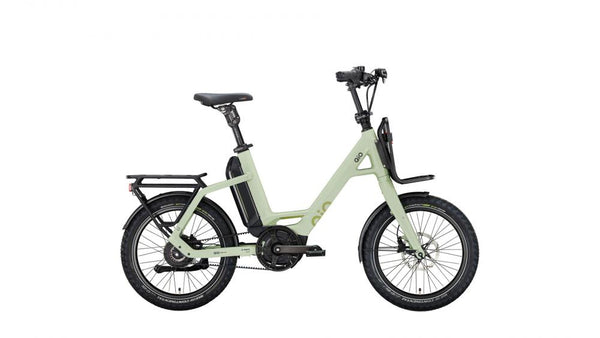 QiO Elektro-Kompaktrad "EINS+ P-E " Mod. 24, Unisex, 20", light olive matt, enviolo "TR", 48 cm