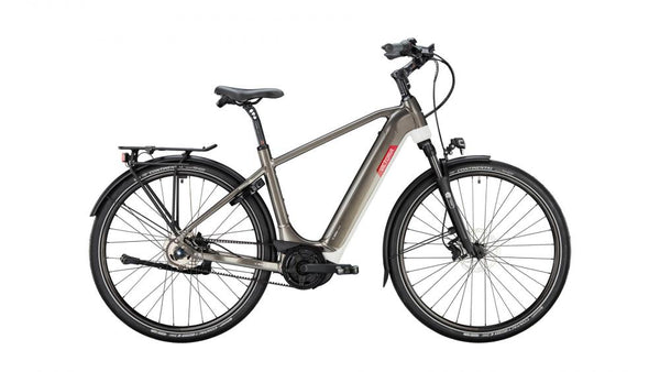 VICTORIA Elektro-Trekkingrad "Manoc 3" Mod. 24, Diamant, 28", quartz grey, Enviolo HD, 50 cm / S