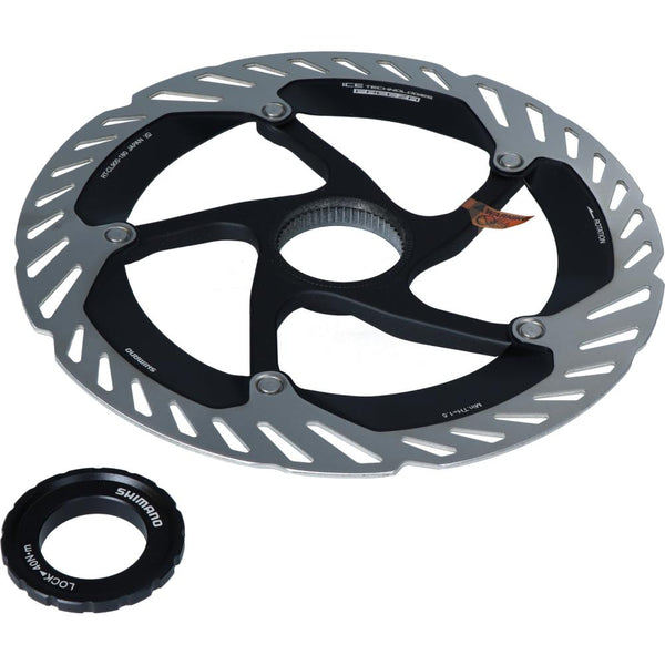 SHIMANO Bremsscheibe RT-CL900M, 180mm, m.Verschlussring (ext.Aufn.), einzelverp. Bremsscheibe - 180mm