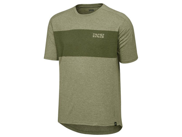 iXS Flow Censored Tech Tee, olive, M