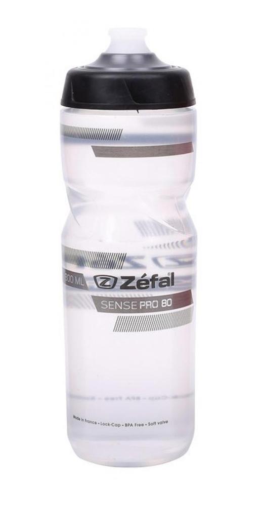 Zefal Trinkflasche Sense Pro 80 800ml transparent grau schwarz