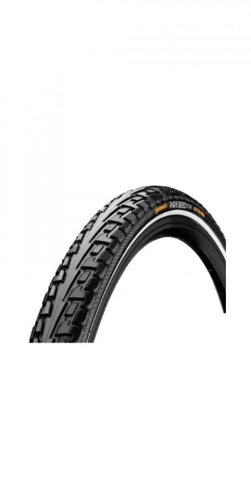 Continental Ride Tour 28" Fahrradreifen 37-622 (28x1.40"), ExtraPuncture Belt, Reflexstreifen, E-25, langlebig & pannensicher, schwarz