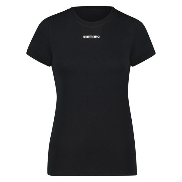 SHIMANO W'S UX URBAN T-Shirt BLACK S Damen Fahrrad T-Shirt