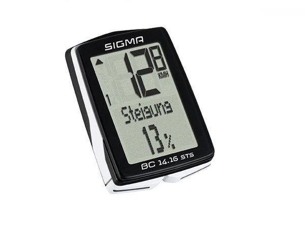 Fahrradcomputer Sigma BC 14.16 STS CAD kabellos mit Trittfrequenz Kit