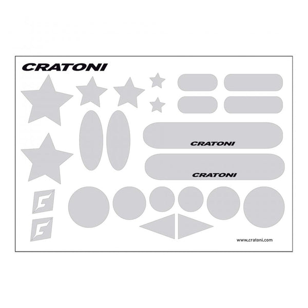 Cratoni reflektierende Sticker card | reflector | UNI