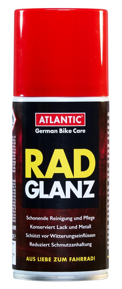 ATLANTIC Radglanz 150ml Spraydose Reinigt und konserviert alle Metall- und Lackteile, verhindert Rostansatz, erleichtert die regelmäßige Pflege, schützt vor Witterungseinflüssen