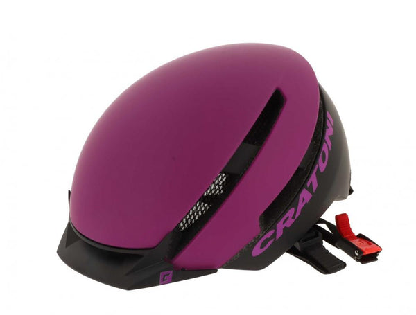 Cratoni Helm C-Loom City purple schwarz matt S/M 53 bis 58cm