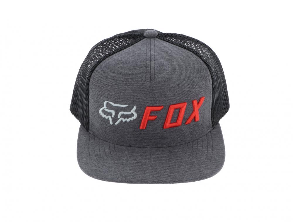 FOX APEX SNAPBACK HAT [GRY/ORG] MEN'S HEADWEAR - 15/2 Snap Back