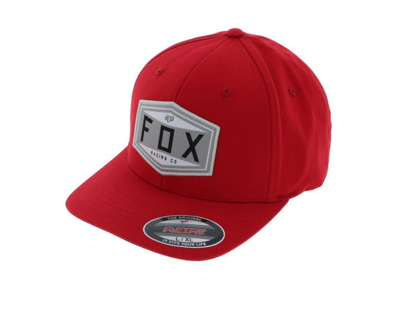 Fox Flexfit-Kappe Emblem rot Größe S/M