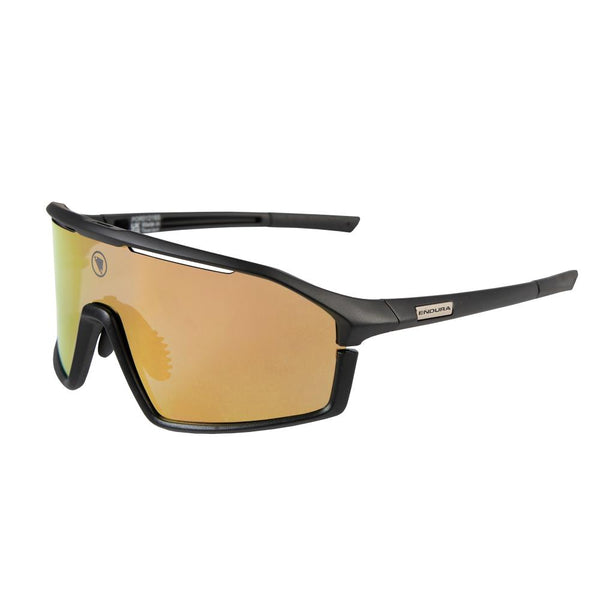 Endura Dorado II Brillenset mattschwarz One Size - Sportbrille mit wechselbaren Gläsern, UV-Schutz, kratzfest, leicht und komfortabel für Radfahren und Outdoor