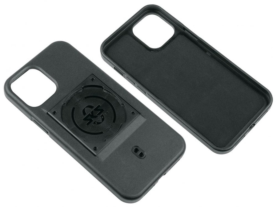 SKS GERMANY COMPIT Cover für iPhone 13 Pro Max, stoßdämpfende 2-Komponenten-Hülle mit spezieller Befestigungsvorrichtung für sichere Montage am COMPIT-System, schwarz