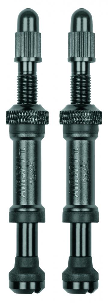 SKS Airspy TL 60mm Ersatzventil für Tubeless-Reifen, integriertes Aluminiumventil, präzise Druckmessung, kompatibel mit Airspy Reifendrucksensor