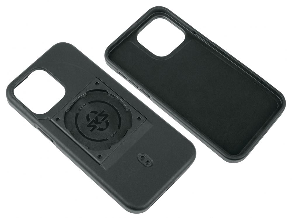 SKS COMPIT Cover für iPhone 15 Pro Max: Stoßdämpfende 2-Komponenten-Hülle mit spezieller Befestigung für COMPIT-System, angenehme Haptik