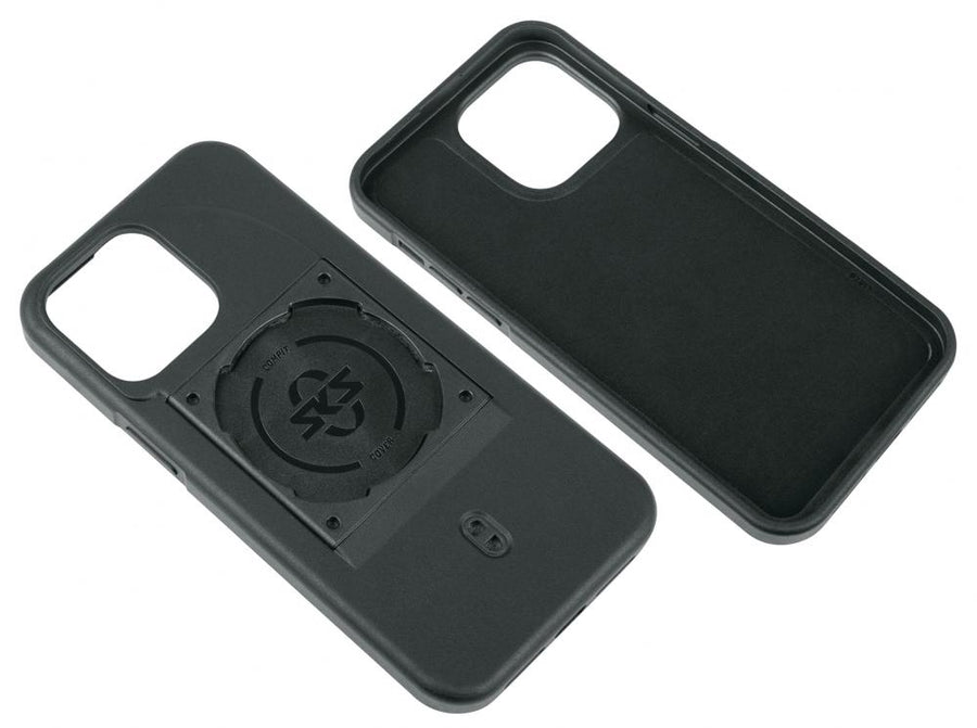 SKS COMPIT Cover für iPhone 15 Pro Max: Stoßdämpfende 2-Komponenten-Hülle mit spezieller Befestigung für COMPIT-System, angenehme Haptik