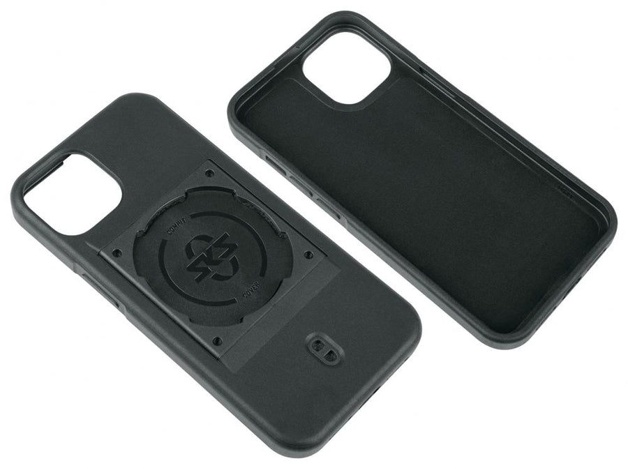 SKS Compit Cover für Apple iPhone 15  sicheres Befestigen am COMPIT-System mit stoßdämpfender 2-Komponenten-Hülle und Oversize-Bajonettaufnahme