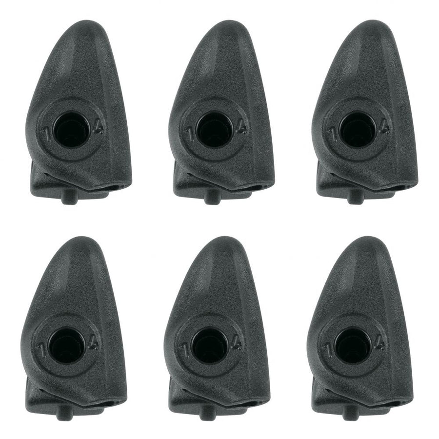 SKS Zeta 3 Links Schutzblechhalter, 6-er Set, 360° drehbar, passend für Pegasus Premio Modelle, schwarz