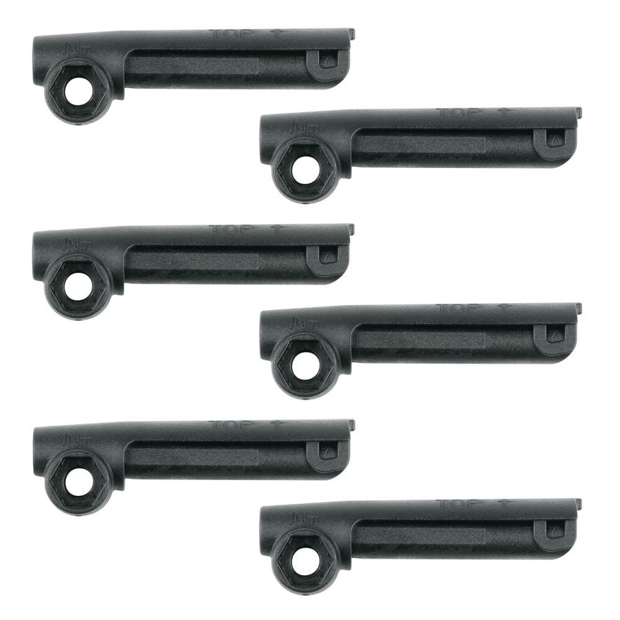 SKS ESC Strebenaufnahme 6er Set  für Strebenbefestigung, für ESC-Sicherungssysteme, passend für 4,5 mm Streben, aus Kunststoff