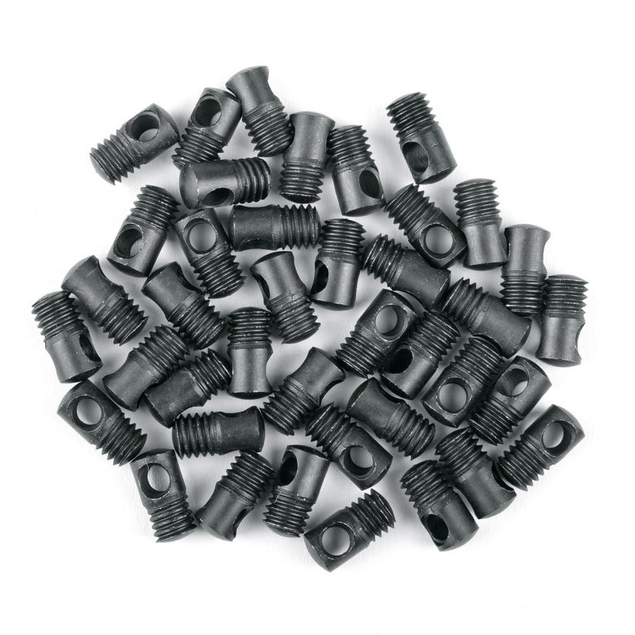 SKS Schutzblech-Bolzen Nr. 70 V2A, schwarz, 40er Set  Edelstahl M6 Gewinde, 11,5 x 8 mm, ideal für Schutzblechmontage, kompatibel mit SKS MS-Sechskantmuttern