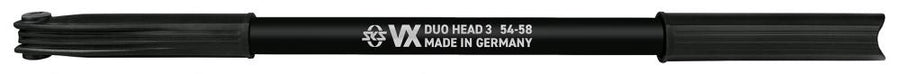 SKS VX Kompressor Rahmenpumpe 455-505 mm schwarz, Kunststoff, Duokopf für AV/DV/SV, max. 8 bar, leichte Handpumpe für Rennrad & MTB, kompakt & leistungsstark
