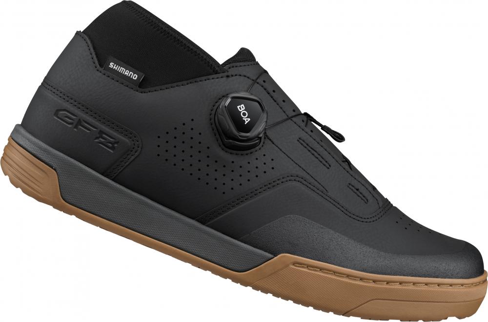 SHIMANO Fahrradschuhe GF800 Herren/Damen MTB FLATPEDAL Fahrradschuhe 48 Schwarz