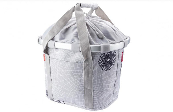 KLICKfix Fahrradkorb Fahrradtasche Bikebasket Reisenthel crystals 28x26x35 cm