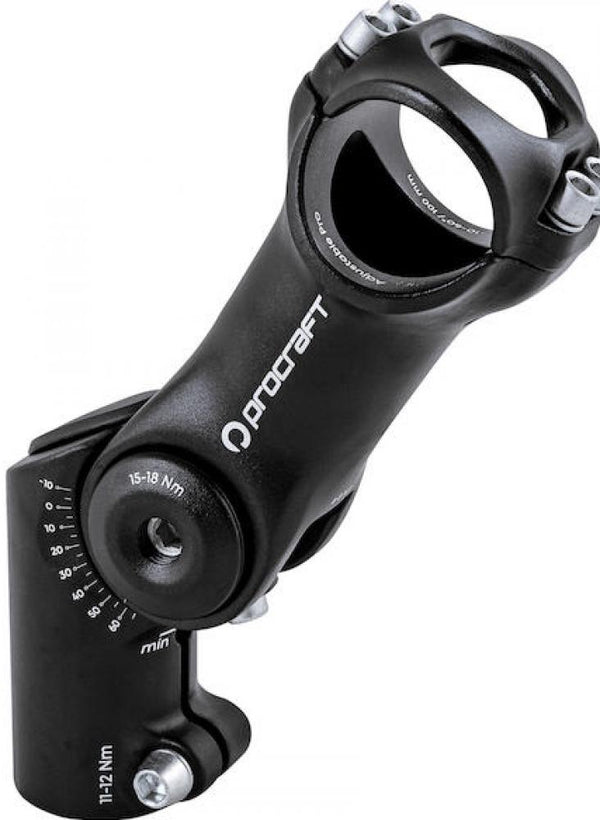 Procraft Vorbau Adjustable Pro 31,8 Mm 110 Mm Schwarz