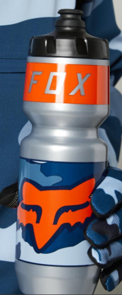 FOX 26 OZ PURIST BOTTLE REFUEL Trinkflasche blue camouflage