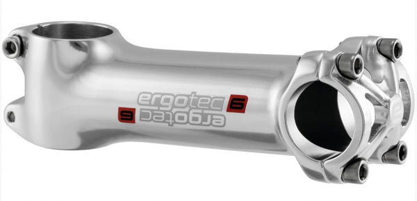 Ergotec Vorbau Pike 2 25,4 mm 90 mm silber Level 6