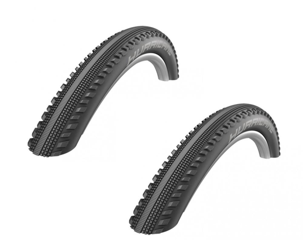 Schwalbe 2 x Reifen Hurricane HS499 Draht 26x2.10 Zoll 54-559 E-25