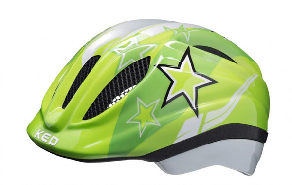 KED Kinderhelm Meggy II 2020 Green Stars XS 44 bis 49cm